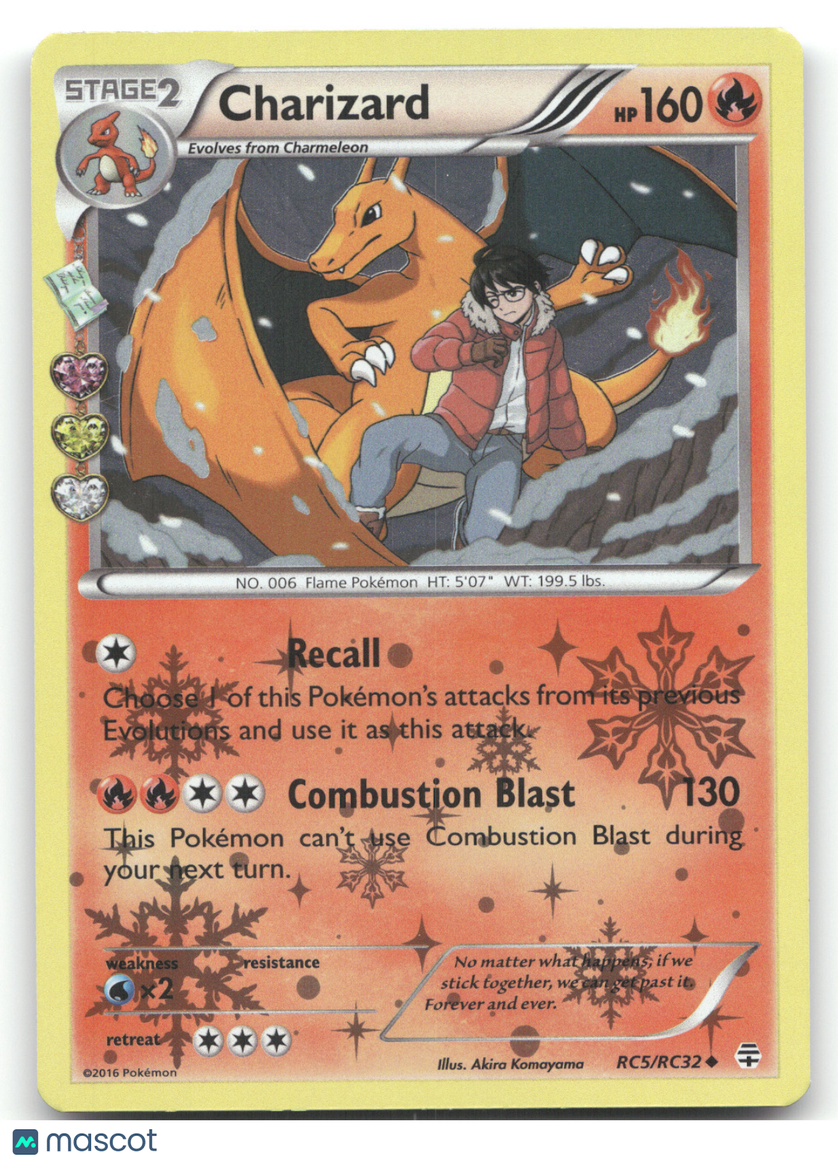 2016 Generations Charizard Holo #RC5/RC32