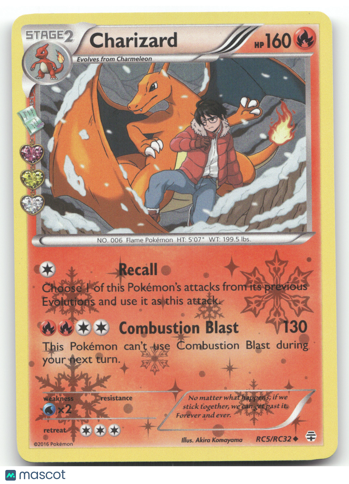 2016 Generations Charizard Holo #RC5/RC32