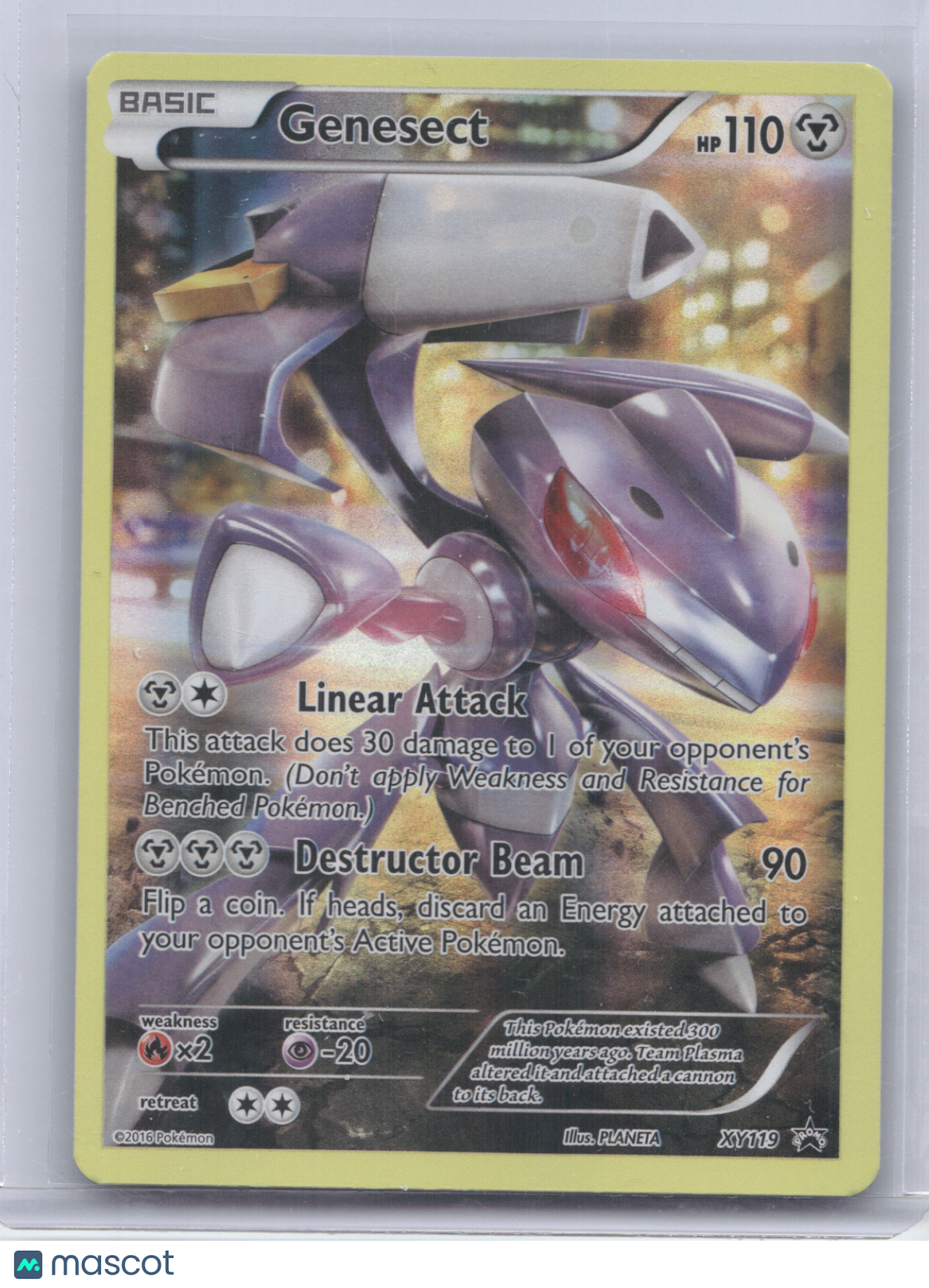 2016 Pokemon XY Genesect Black Star Promo #XY119
