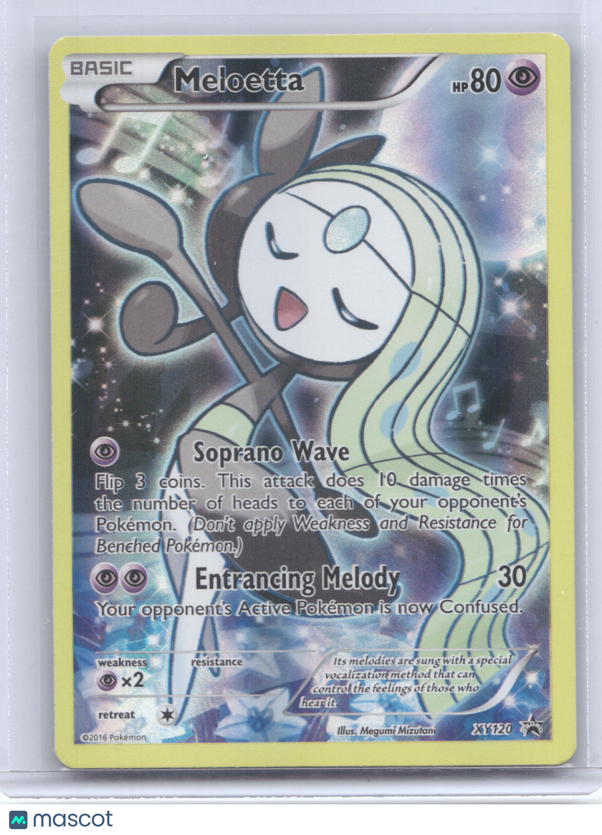2016 Pokemon XY Meloetta Black Star Promo #XY120