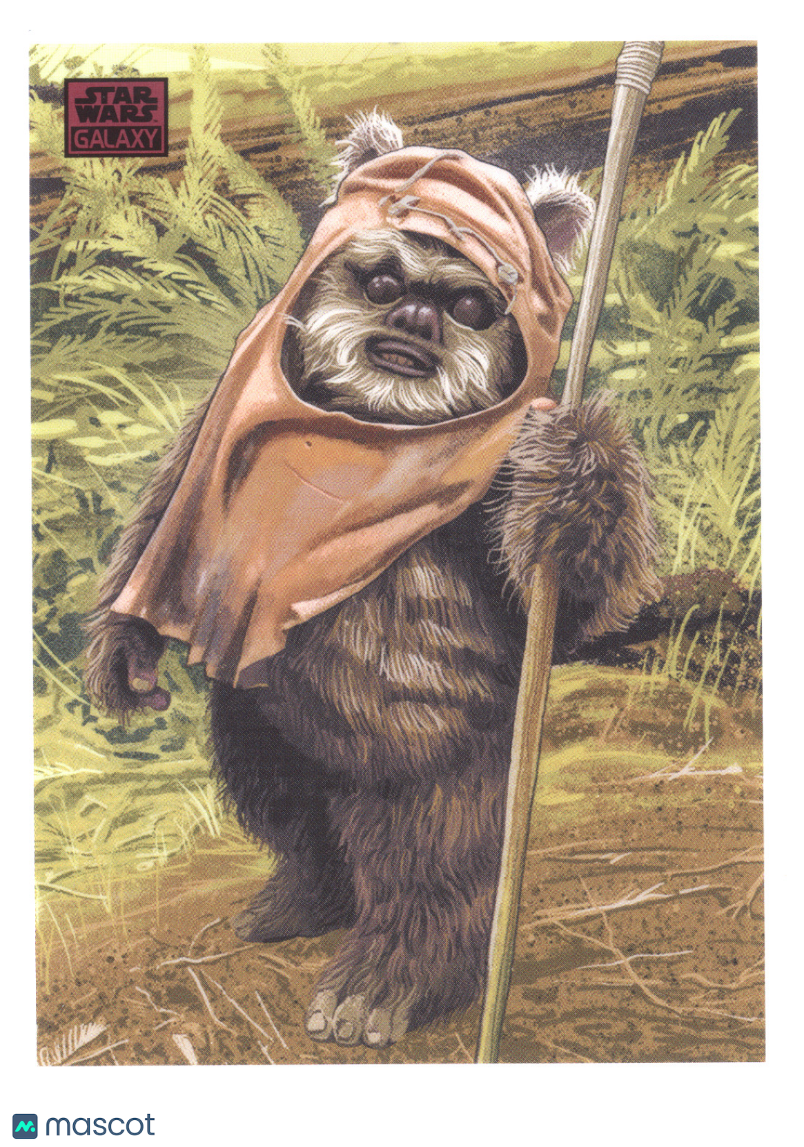 2026 Topps Star Wars Chrome Galaxy Wicket W. Warrick 4/5 Galactic Anthology #14