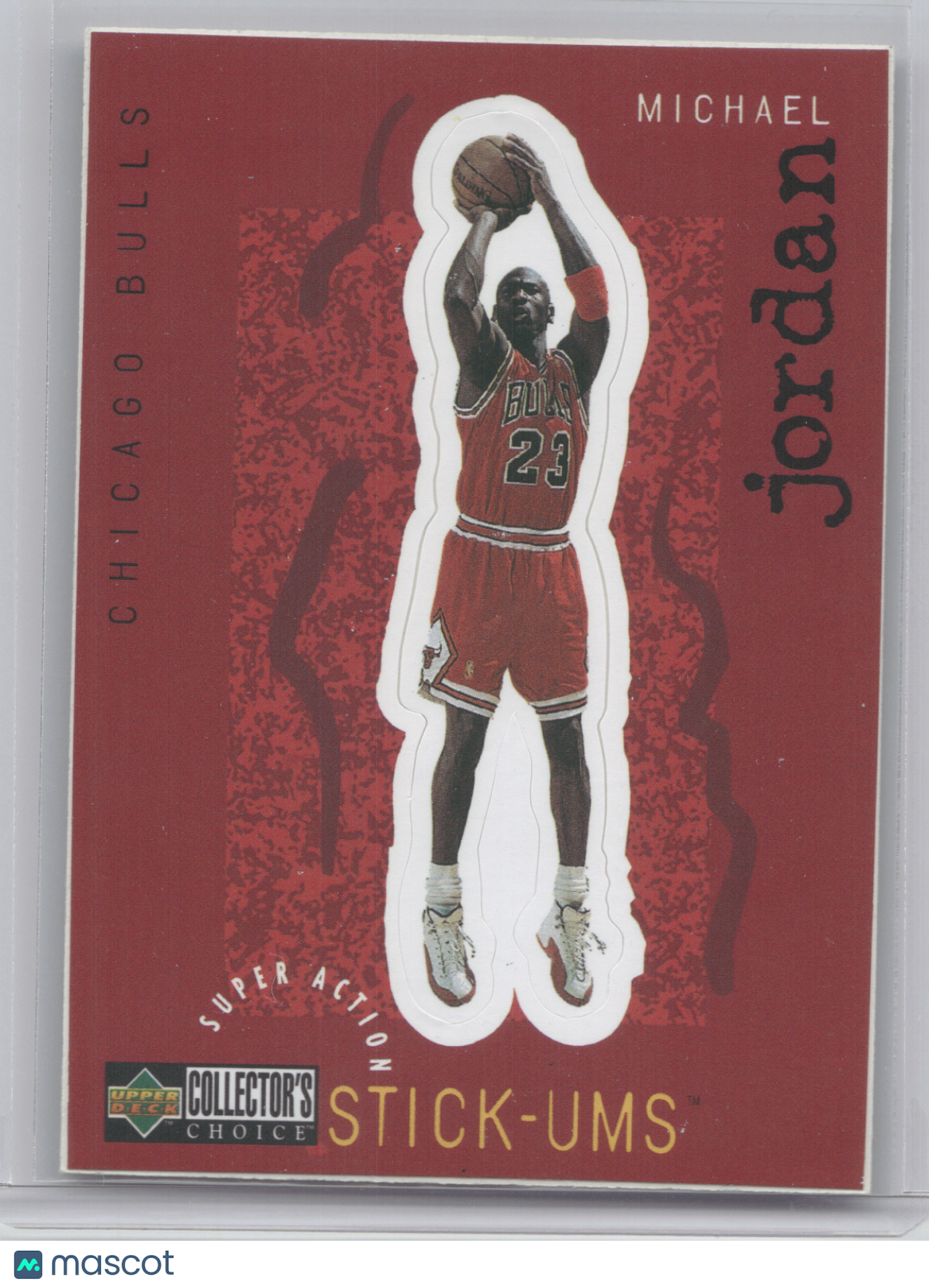 1997 Upper Deck Collector's Choice Stick-Ums Michael Jordan #S30