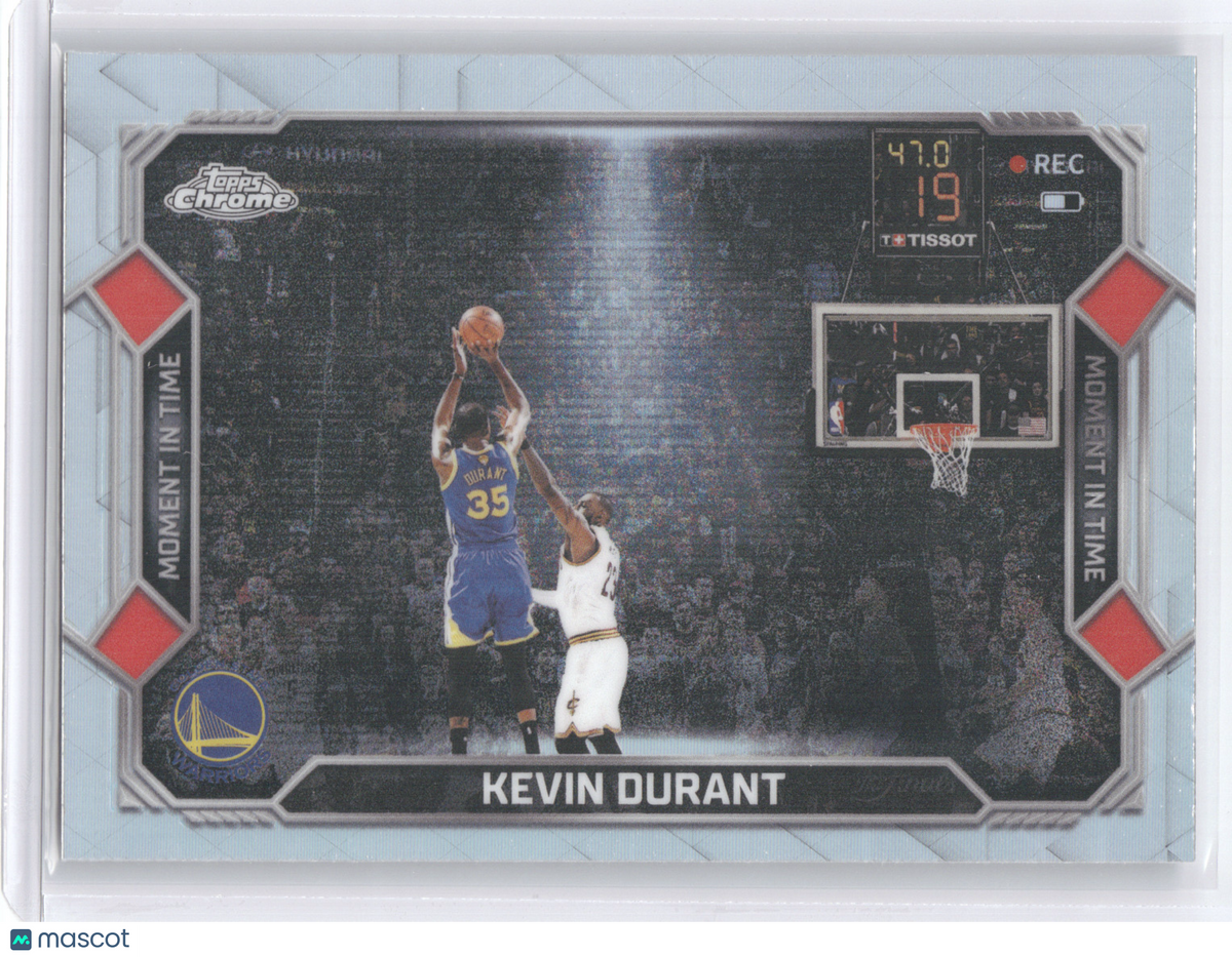2026 Topps Chrome Moment in Time Kevin Durant #MT-12 Refractor