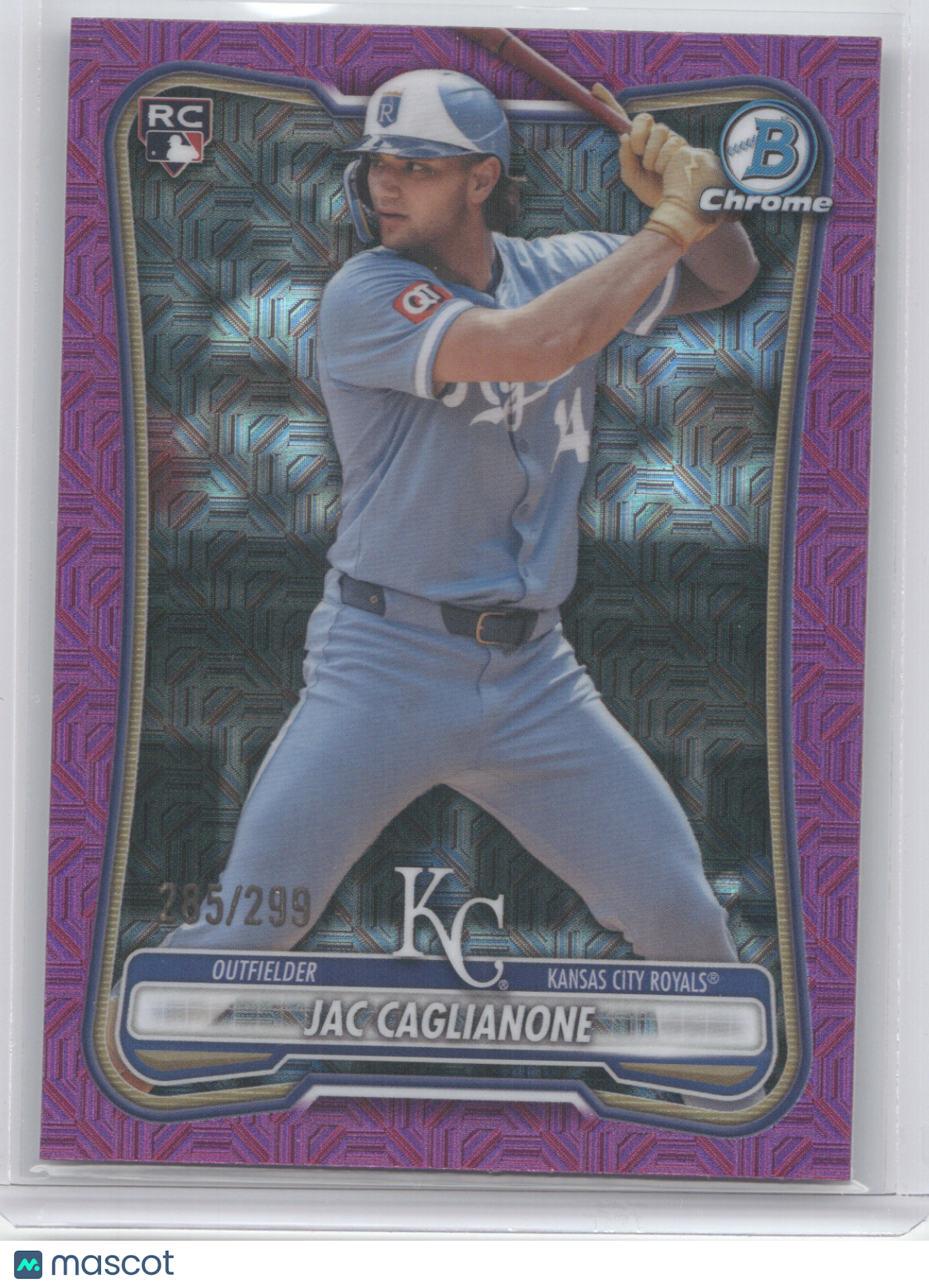 2026 Bowman Chrome Jac Caglianone #75 Fuschia RC 285/299