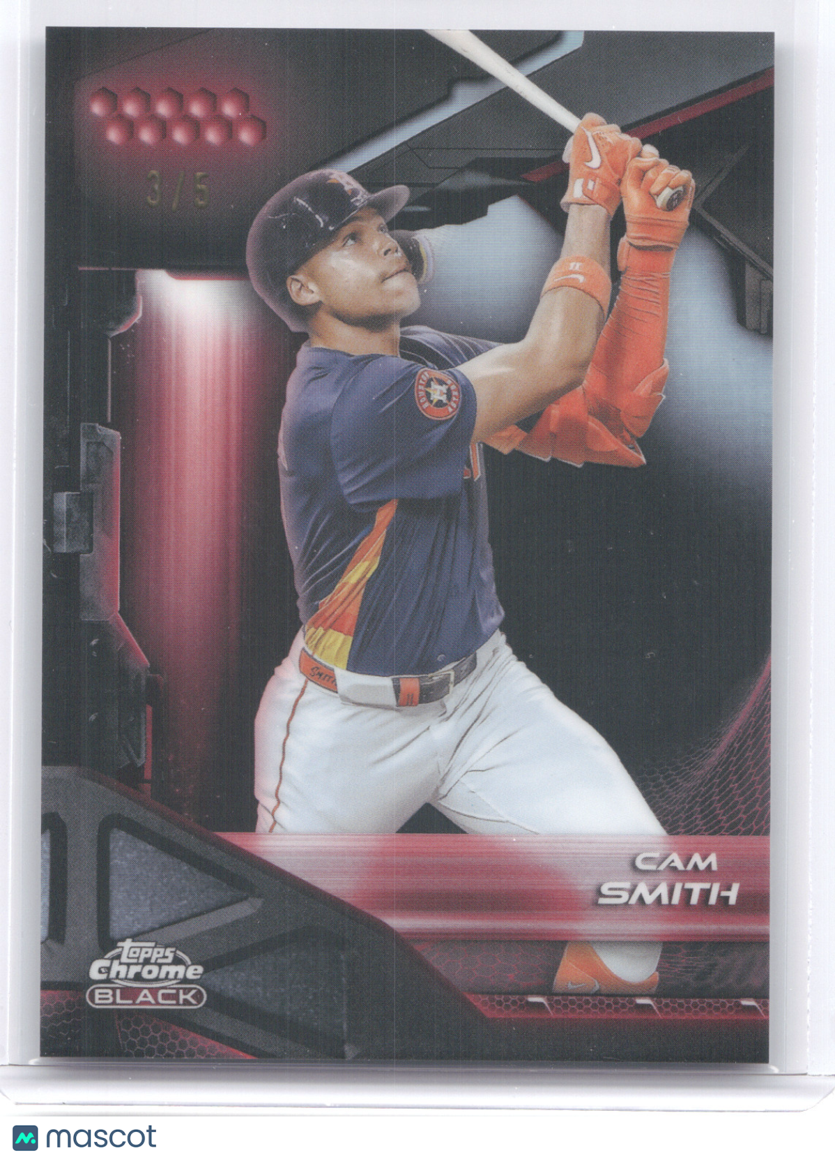 2026 Topps Chrome Black Cam Smith #194 Red Refractor 3/5