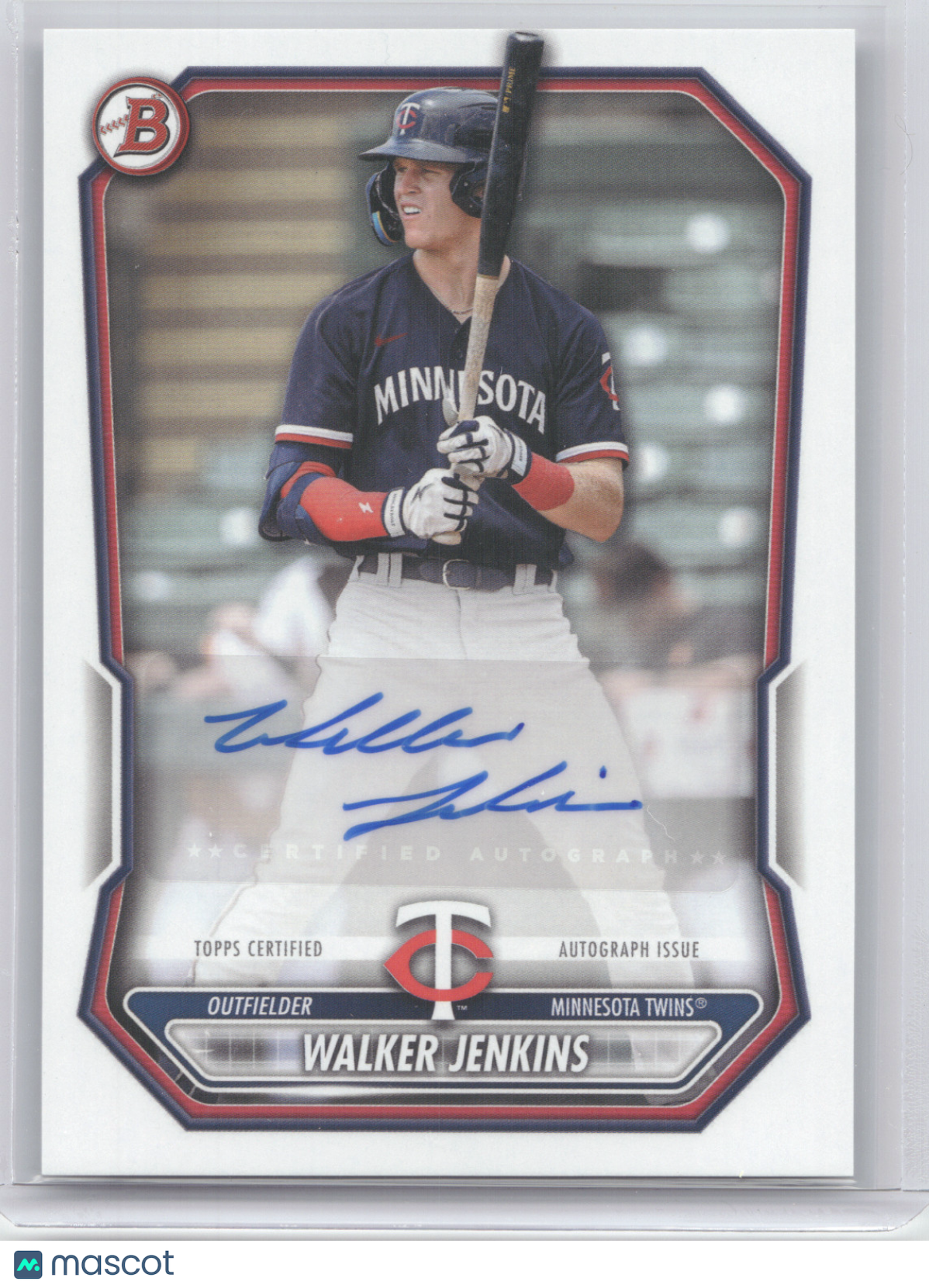 2026 Bowman Prospect Autograph Walker Jenkins #BPA-WJ