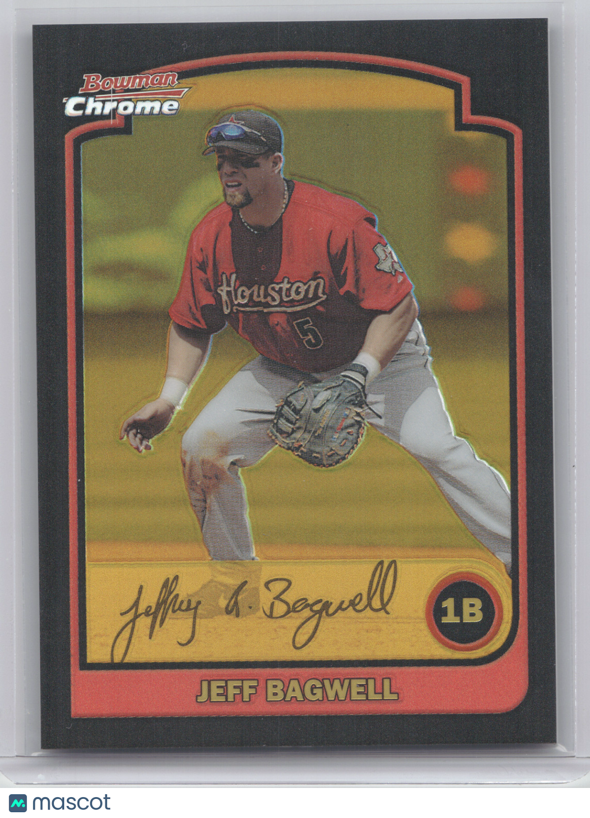 2003 Bowman Chrome Jeff Bagwell #89 Gold Refractor 021/170
