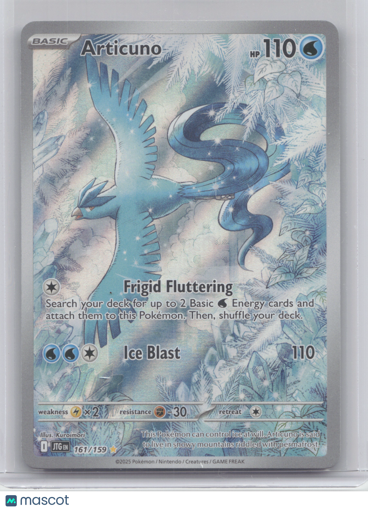 2025 Journey Together Articuno Secret Rare #161/159