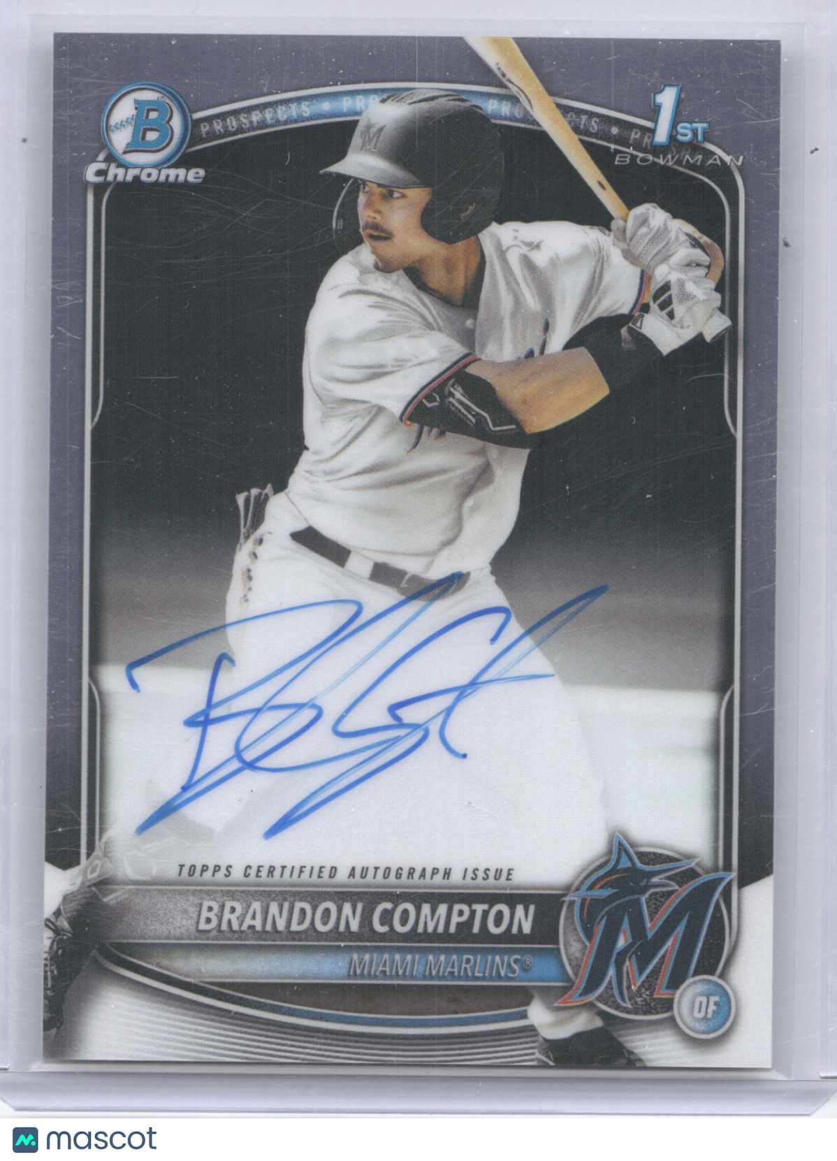 2025 Bowman Chrome Prospect Autograph Brandon Compton #CPA-BCO