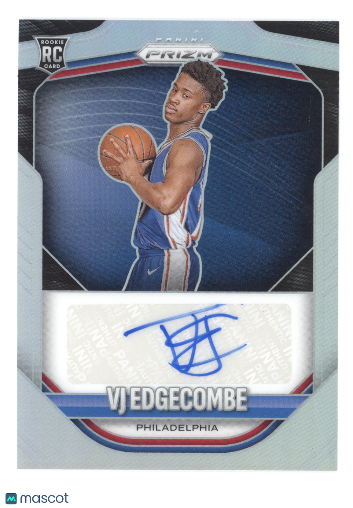 2025 Panini Prizm Autographs VJ Edgecombe #PA-VJE RC