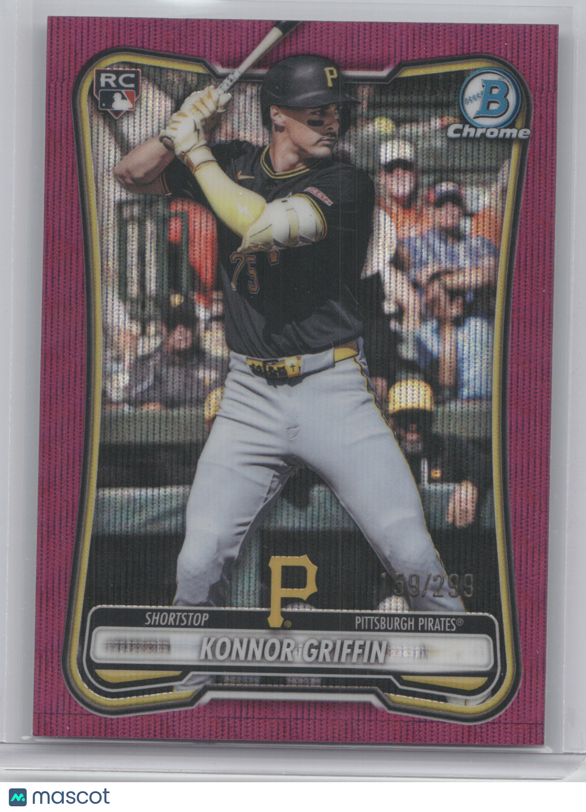 2026 Bowman Chrome Konnor Griffin #1 Fuchsia Wave Refractor RC 199/299