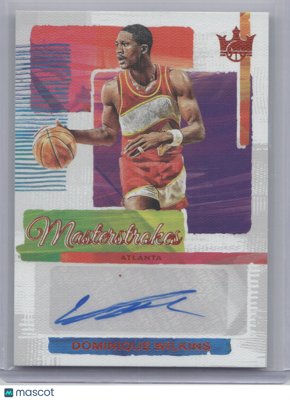 2025 Panini Court Kings Masterstrokes Dominique Wilkins #MS-DOM 29/35
