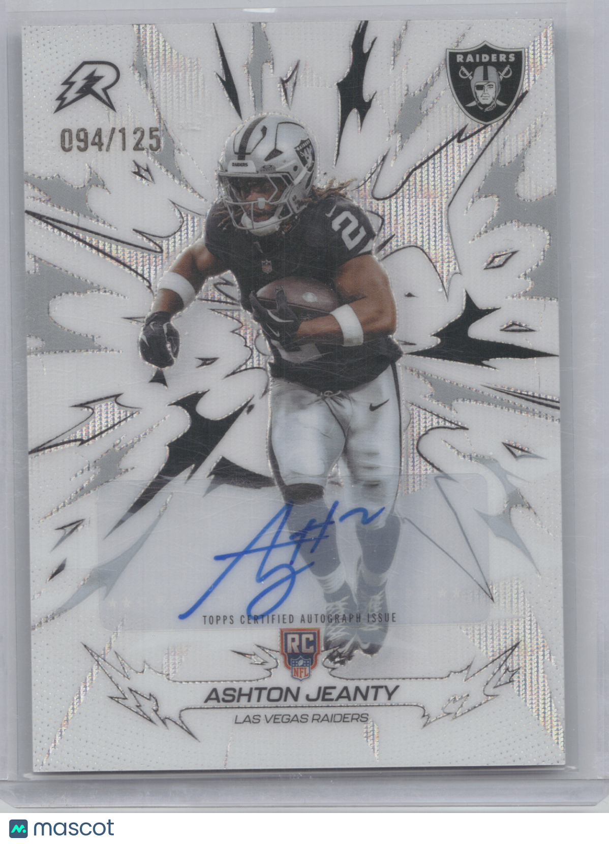 2026 Topps Resurgence Autograph Ashton Jeanty #149 RC 094/125
