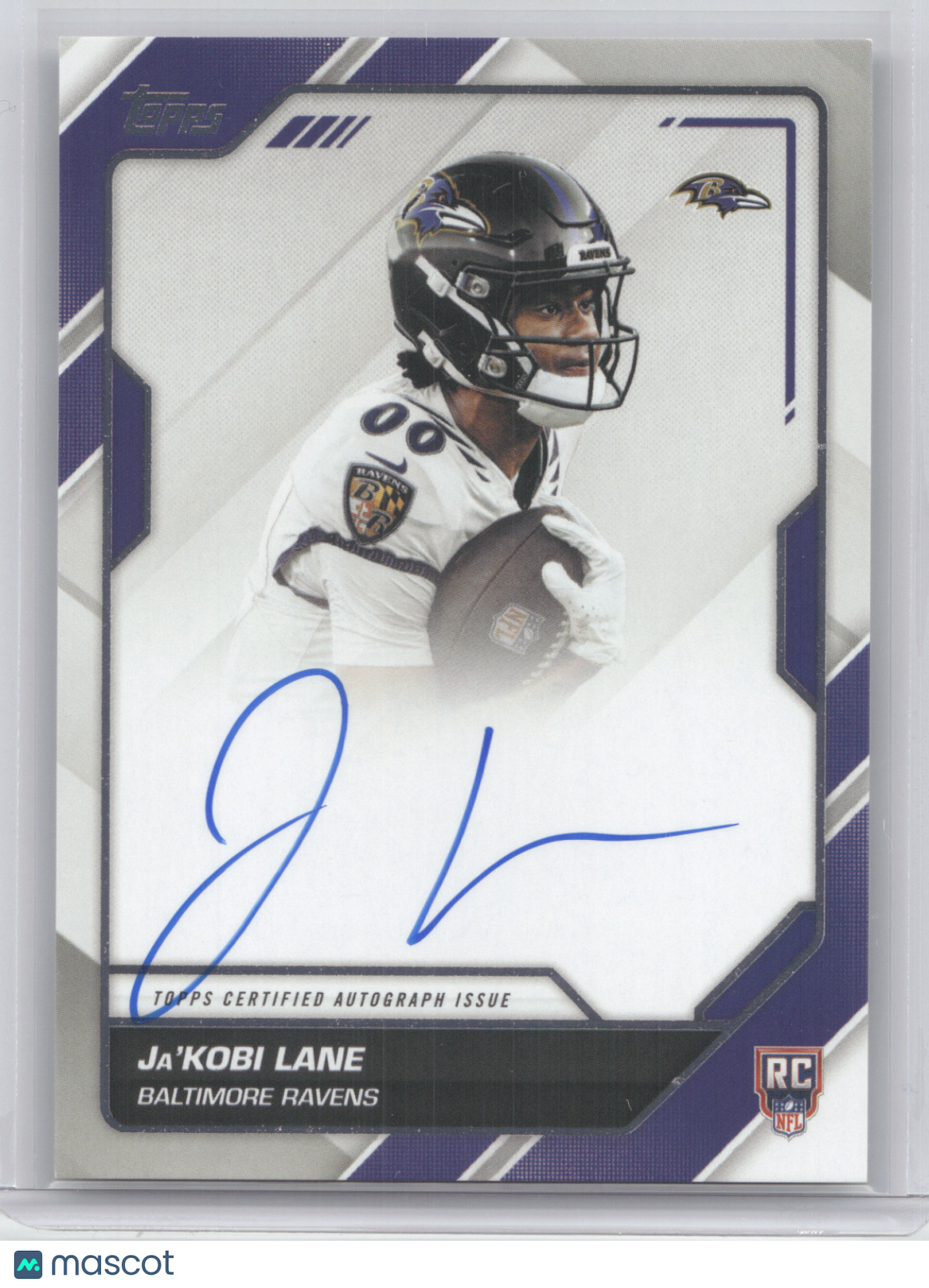 2026 Topps Flagship Football Flagship First Signatures Ja'Kobi Lane #FFS-JAL RC