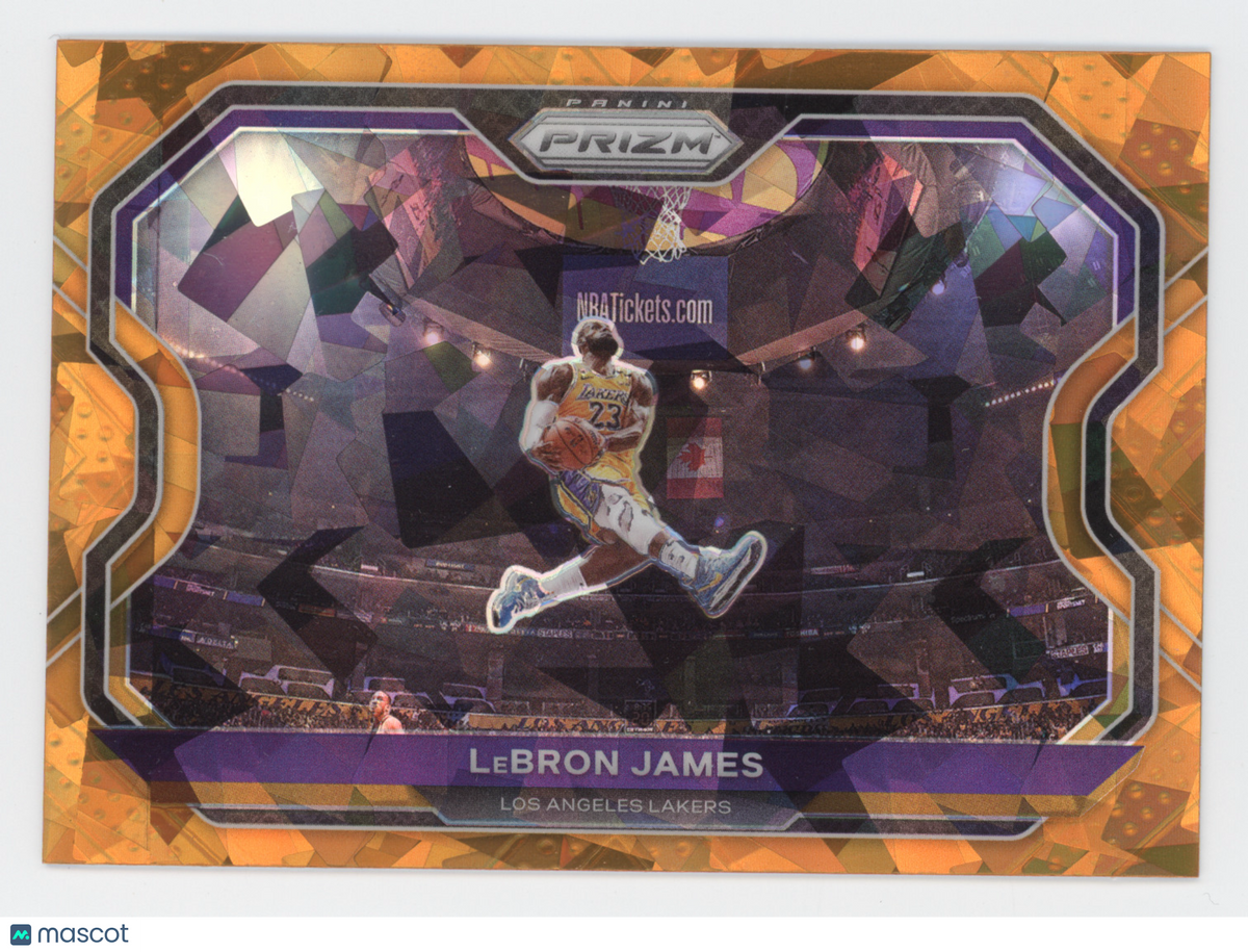 2020 Panini Prizm LeBron James #1 Orange Ice Prizm