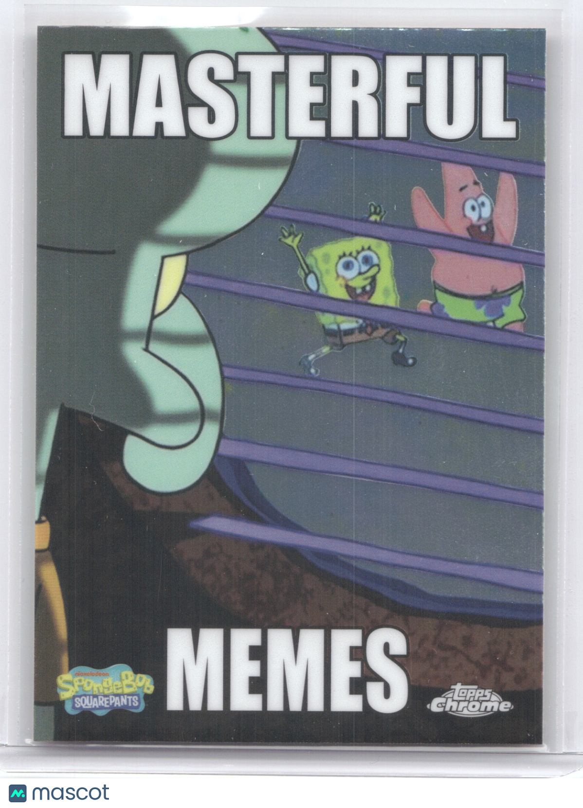2025 Topps Chrome SpongeBob SquarePants "Squidward Looking Out The Window" #MM-9