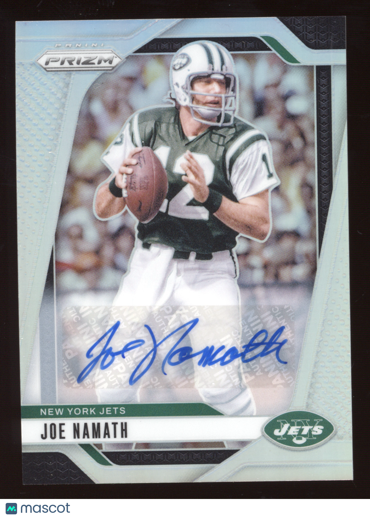 2024 Panini Prizm Football Joe Namath #228 Autograph Silver