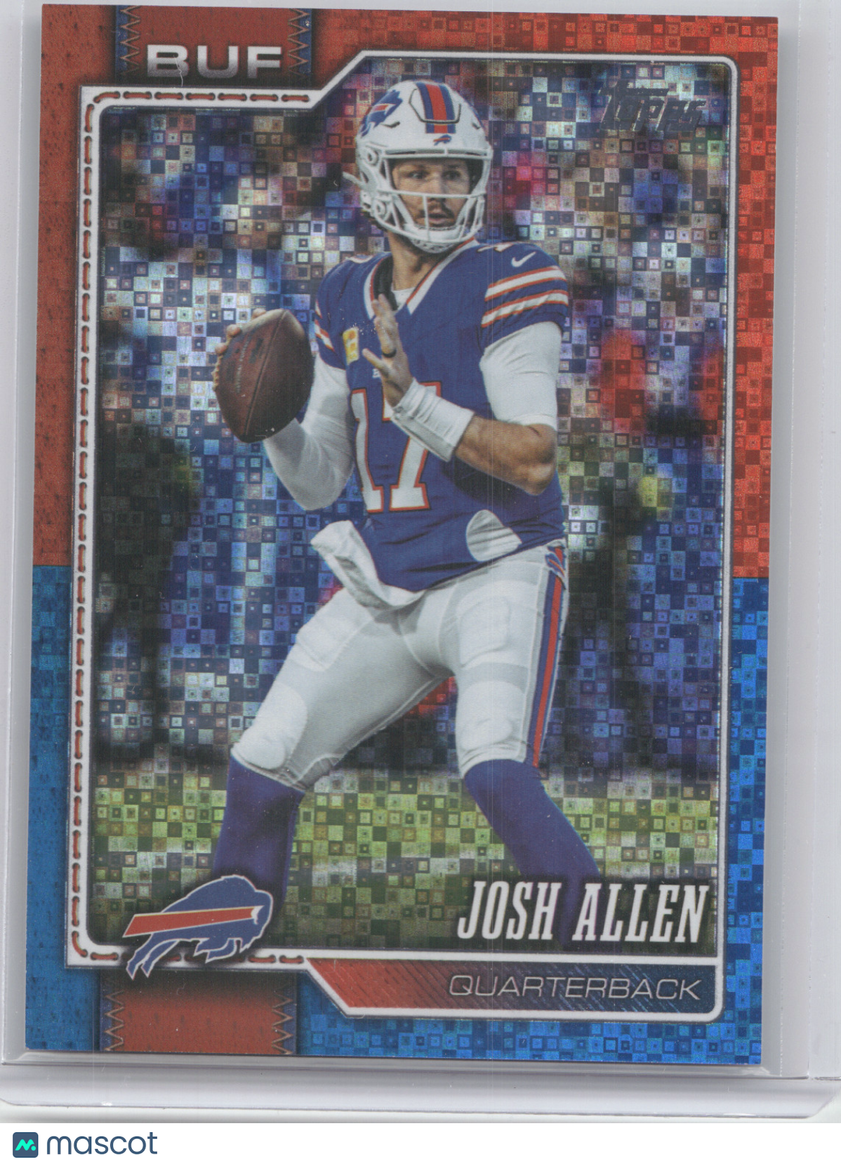 2026 Topps Football Josh Allen #22 Orange Blue 07/25