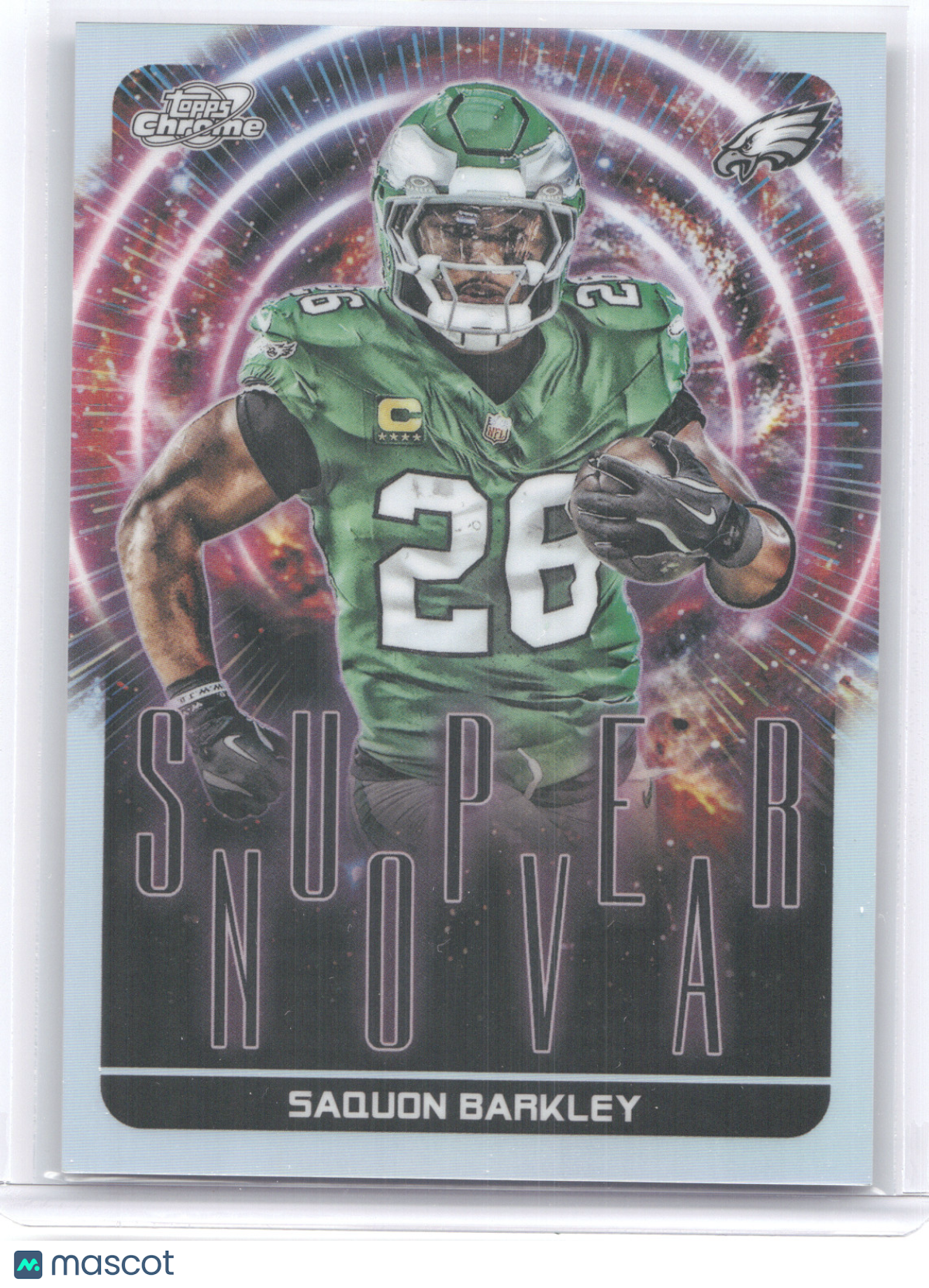 2025 Topps Cosmic Chrome Supernova Saquon Barkley #SPN-17