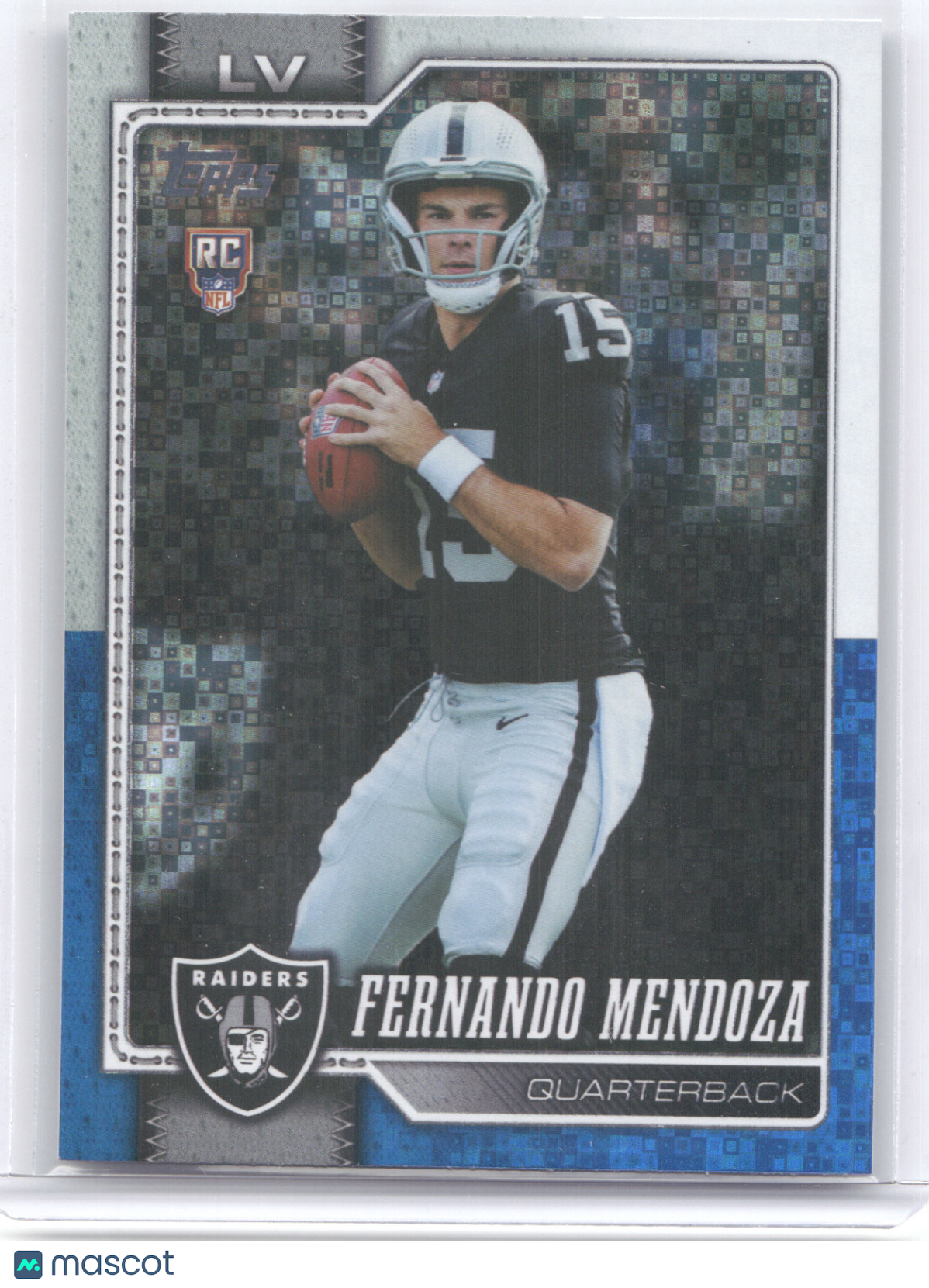 2026 Topps Fernando Mendoza #301 White Blue RC