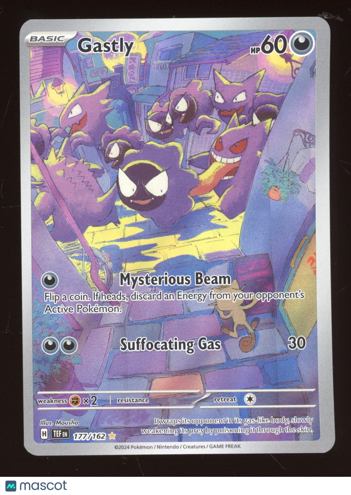 2024 Temporal Forces Gastly Secret Rare #177/162