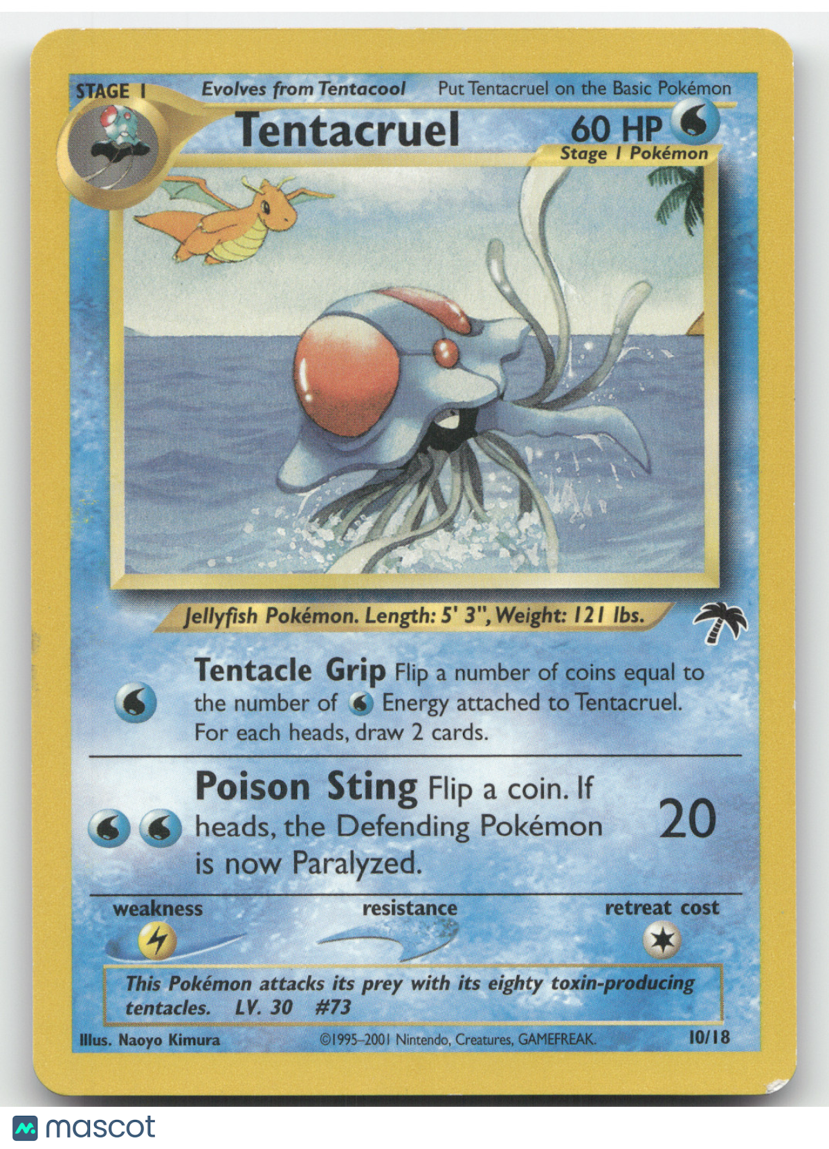 2001 Southern Islands Tentacruel #10/18