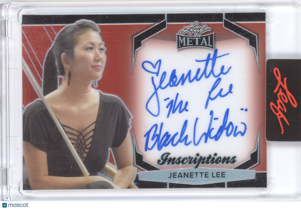 2024 Leaf Metal Inscriptions Jeanette Lee "The Black Widow" #MHI-JL2 72/150