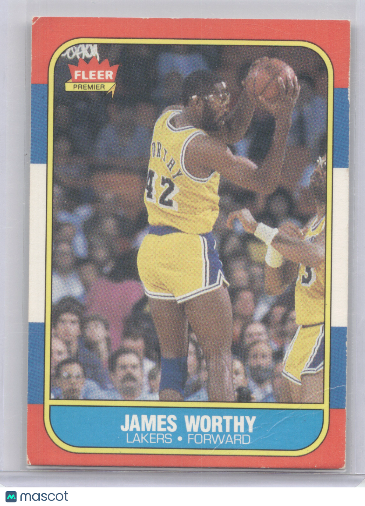 1986 Fleer James Worthy #131