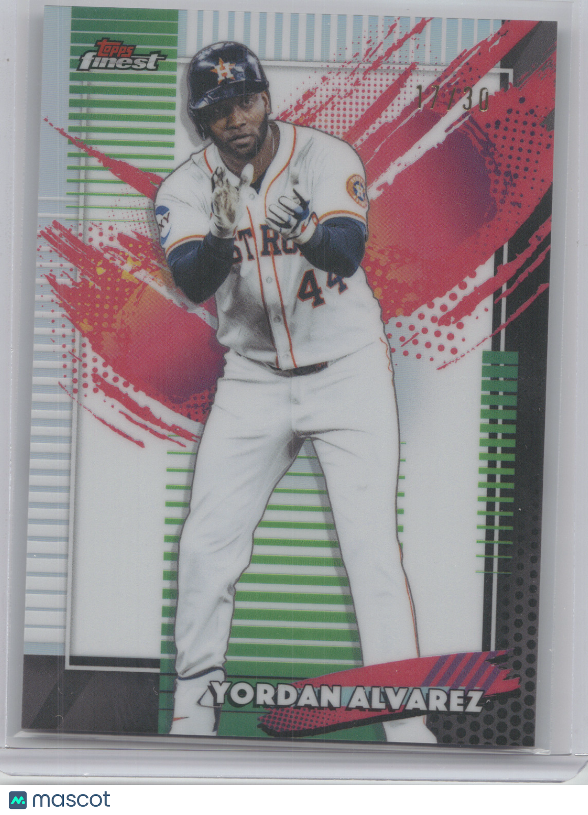2026 Topps Finest Yordan Alvarez #261 White X-Fractor 17/30