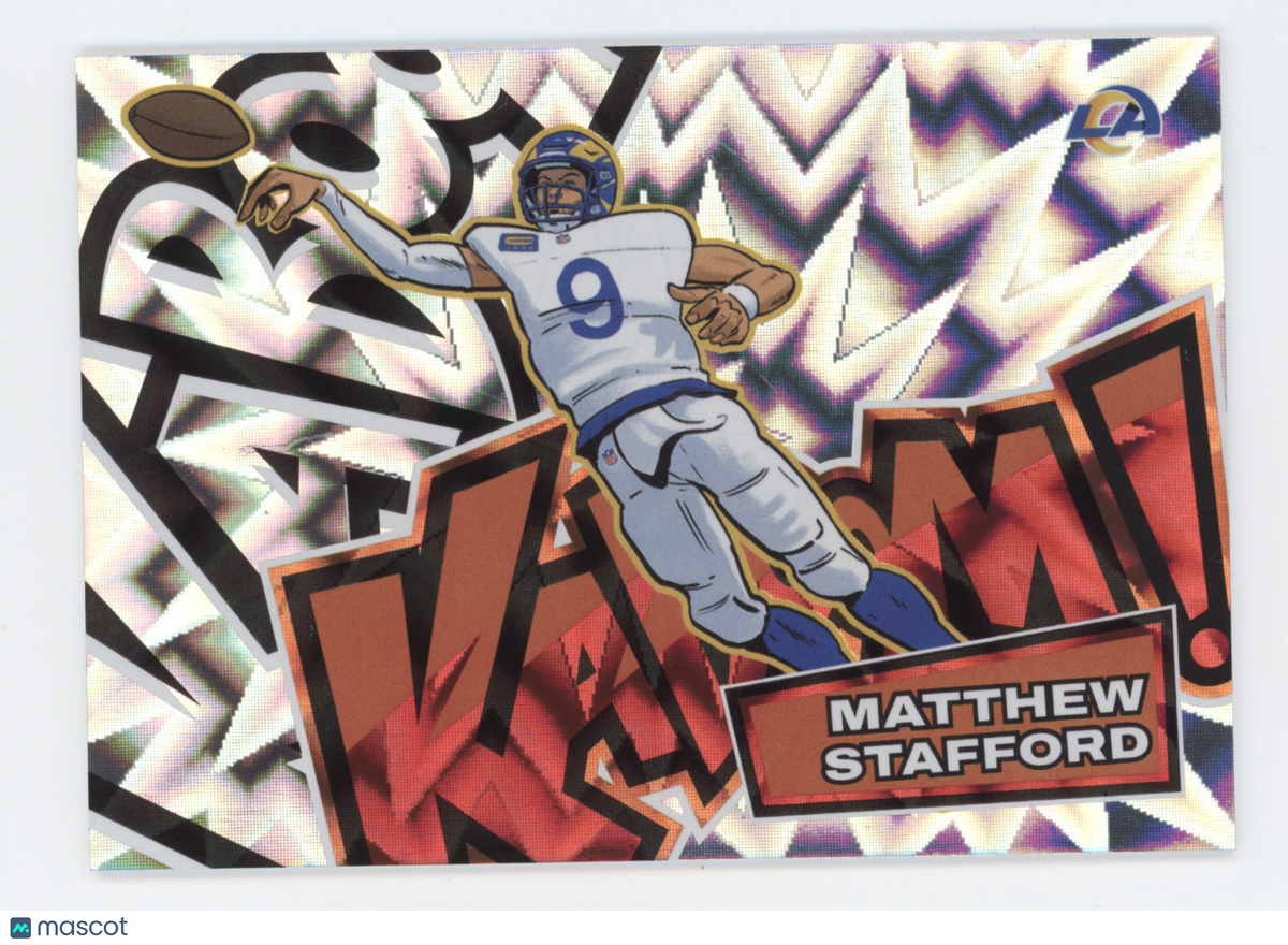 2025 Panini Absolute Football Kaboom Matthew Stafford #15 Kaboom!