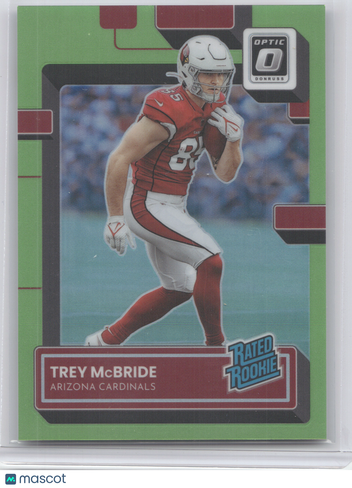 2022 Donruss Optic Rated Rookie Trey McBride #237 Lime Green 25/35