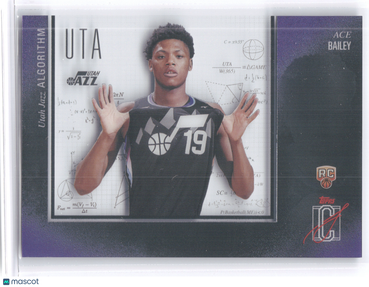 2025 Topps Signature Class Algorithm Ace Bailey #AL-24 RC