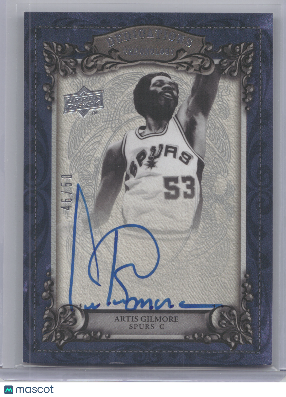 2007 Upper Deck Chronology Dedications Artis Gilmore #D-AG 46/50