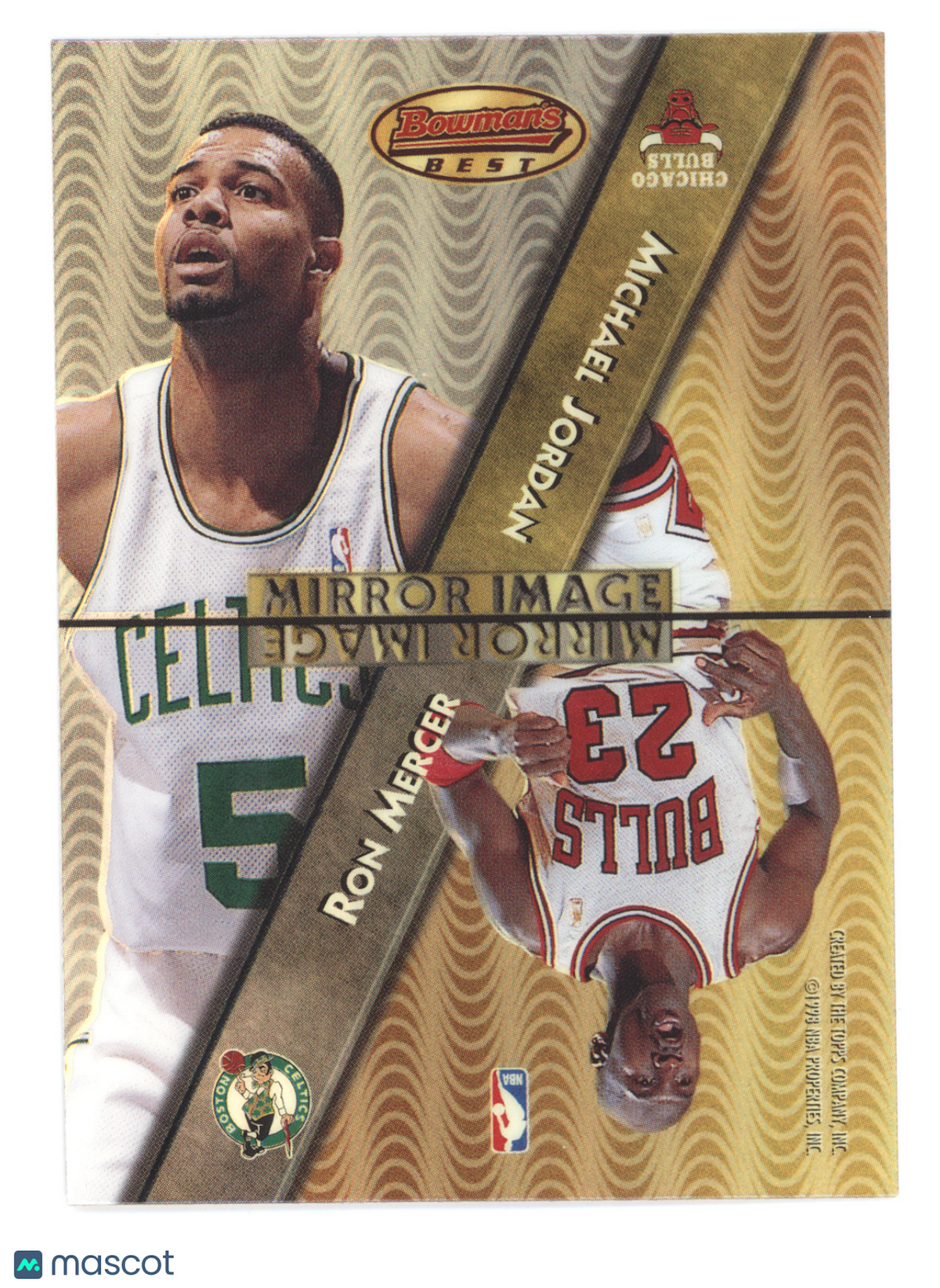 1998 Bowman's Best Mirror Image Jordan/Marbury/Payton/Mercer #MI1