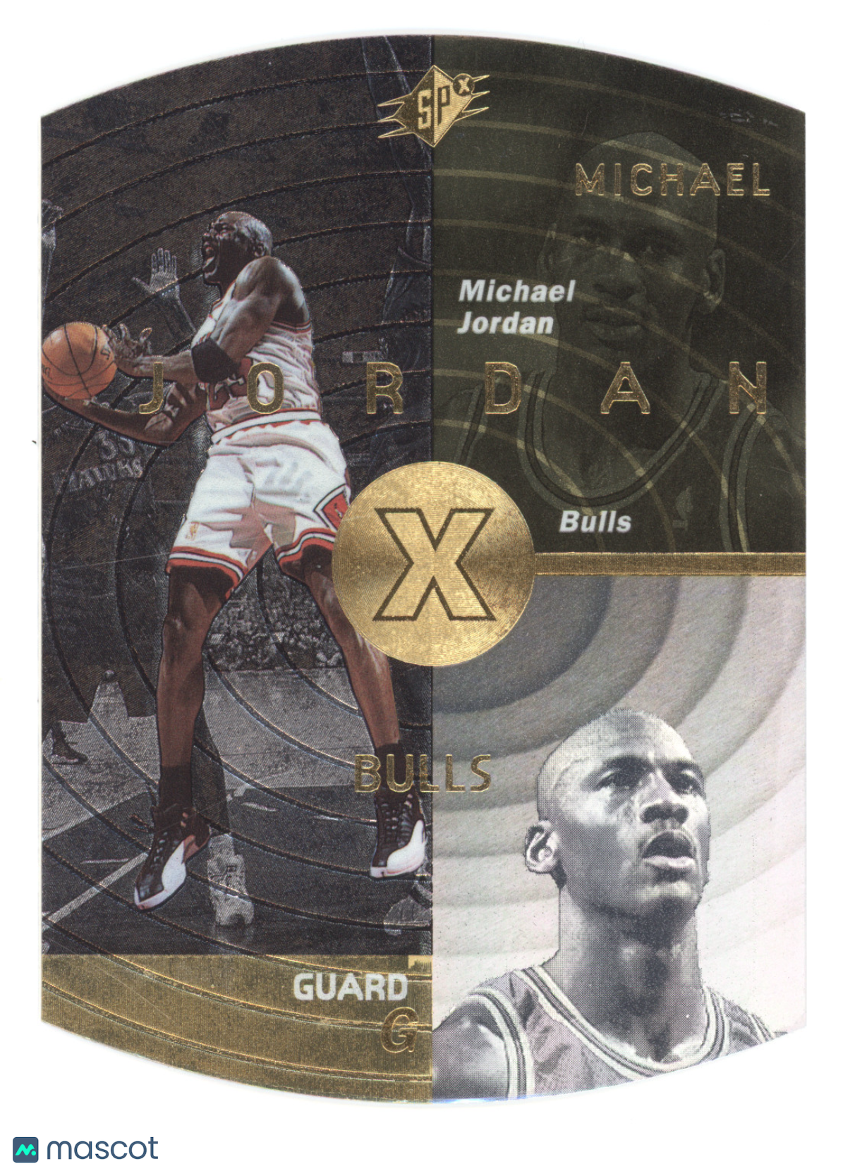 1997 Upper Deck SPx Michael Jordan #6 Gold