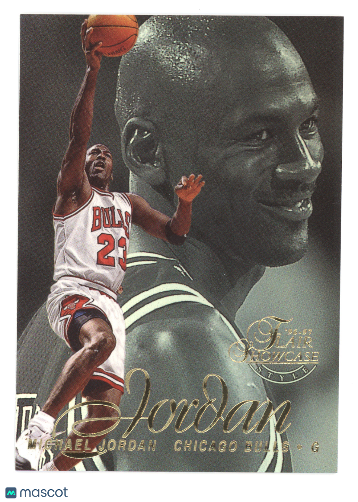 1996 Fleer Flair Showcase Michael Jordan #23 Row 2
