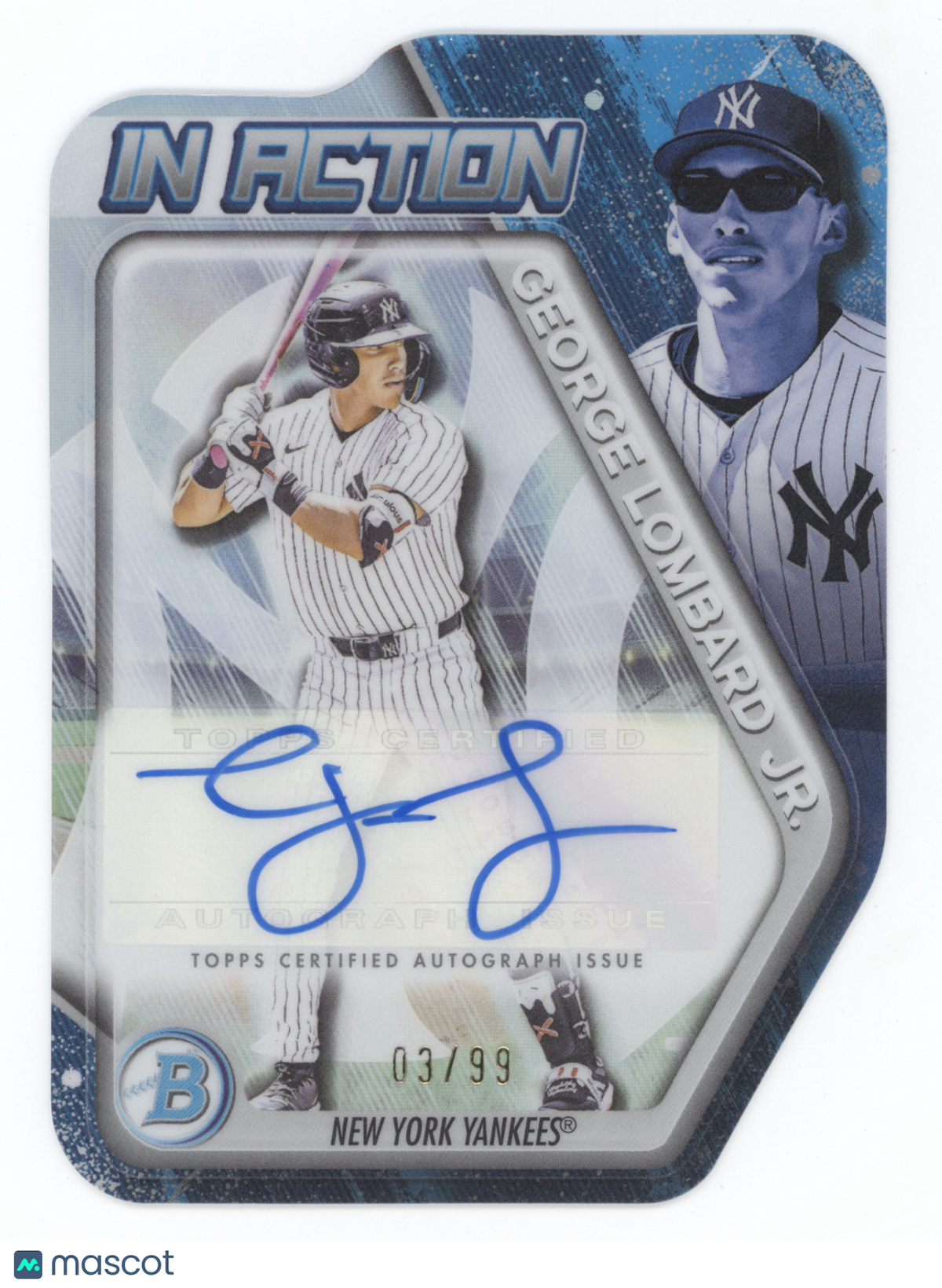 2025 Bowman Draft In Action Autograph George Lombard Jr. #BIA-GL 03/99