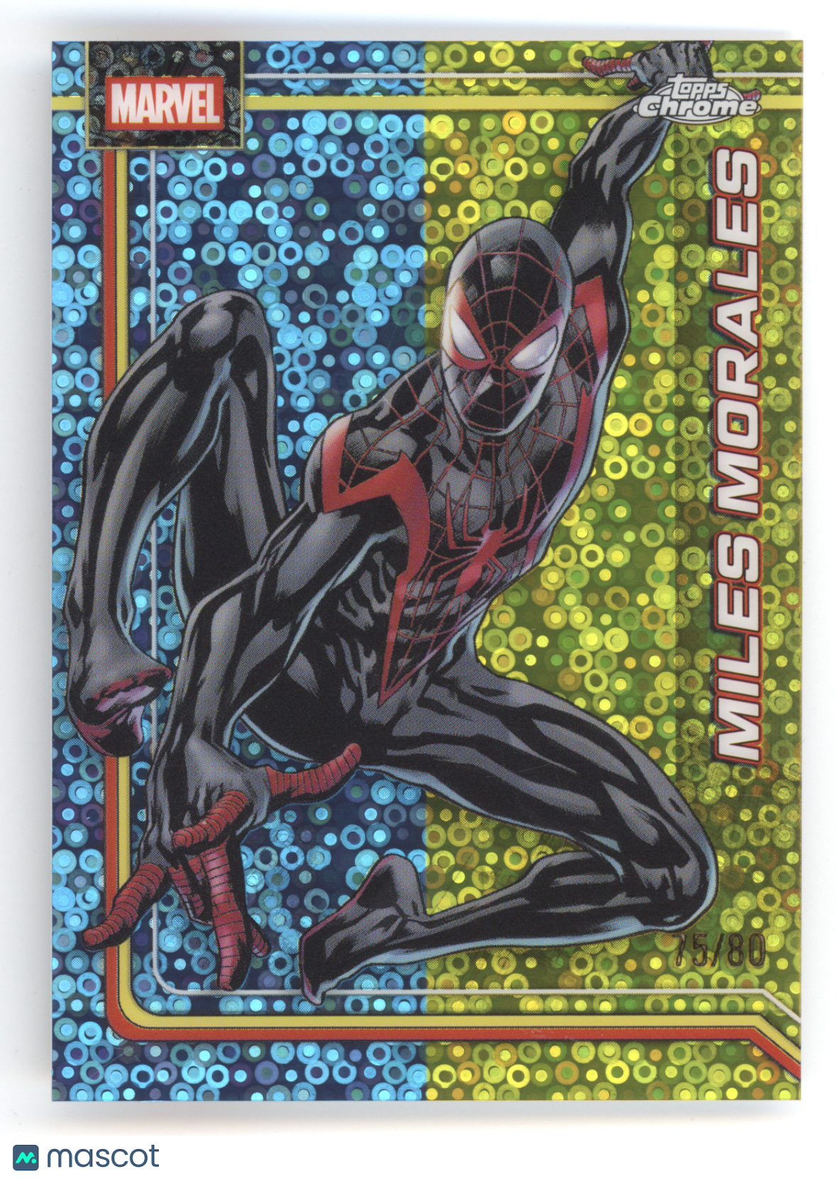2026 Topps Chrome Marvel Miles Morales 75/80 #078