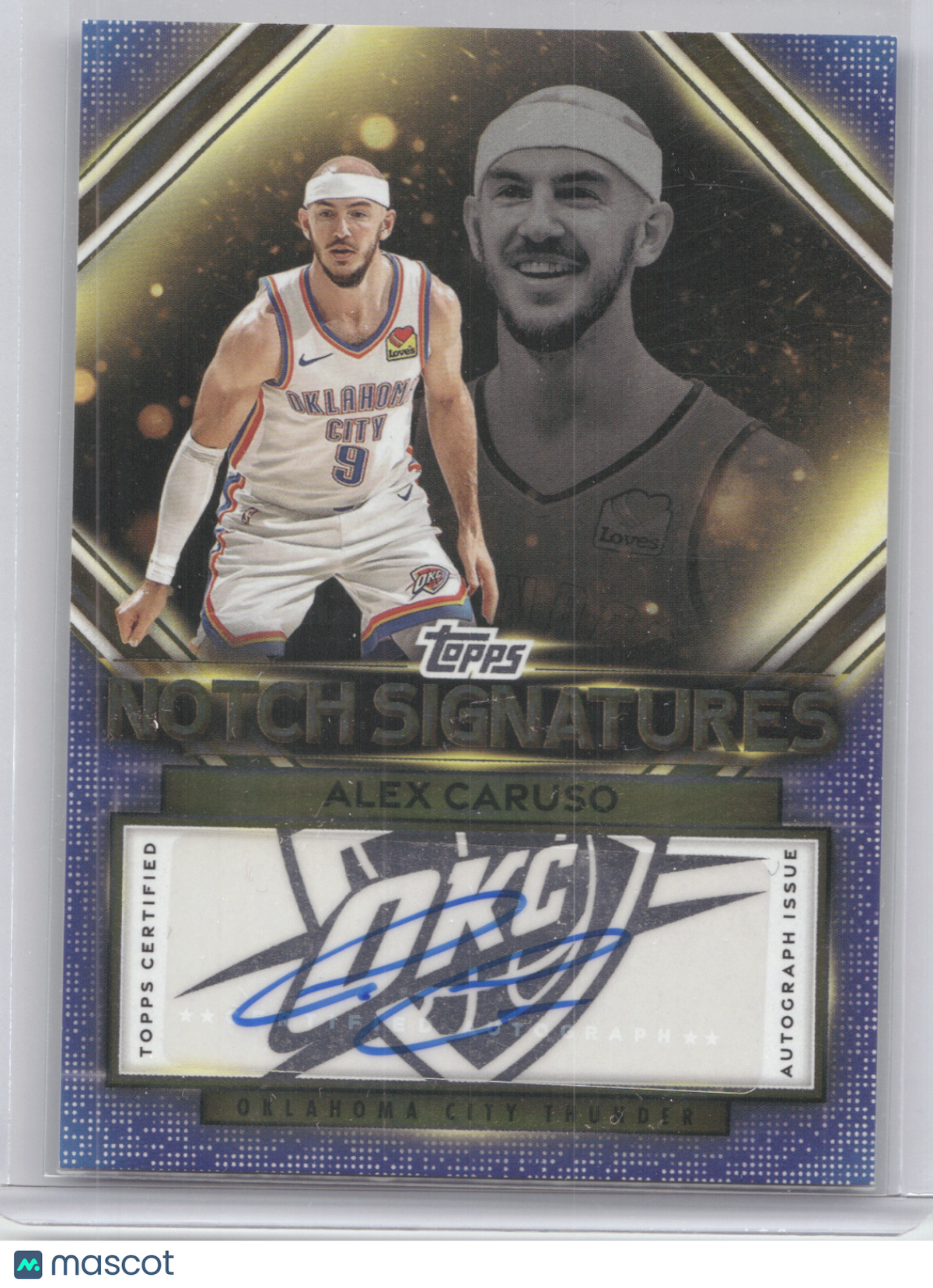 2025 Topps Notch Signatures Alex Caruso #TNS-AC