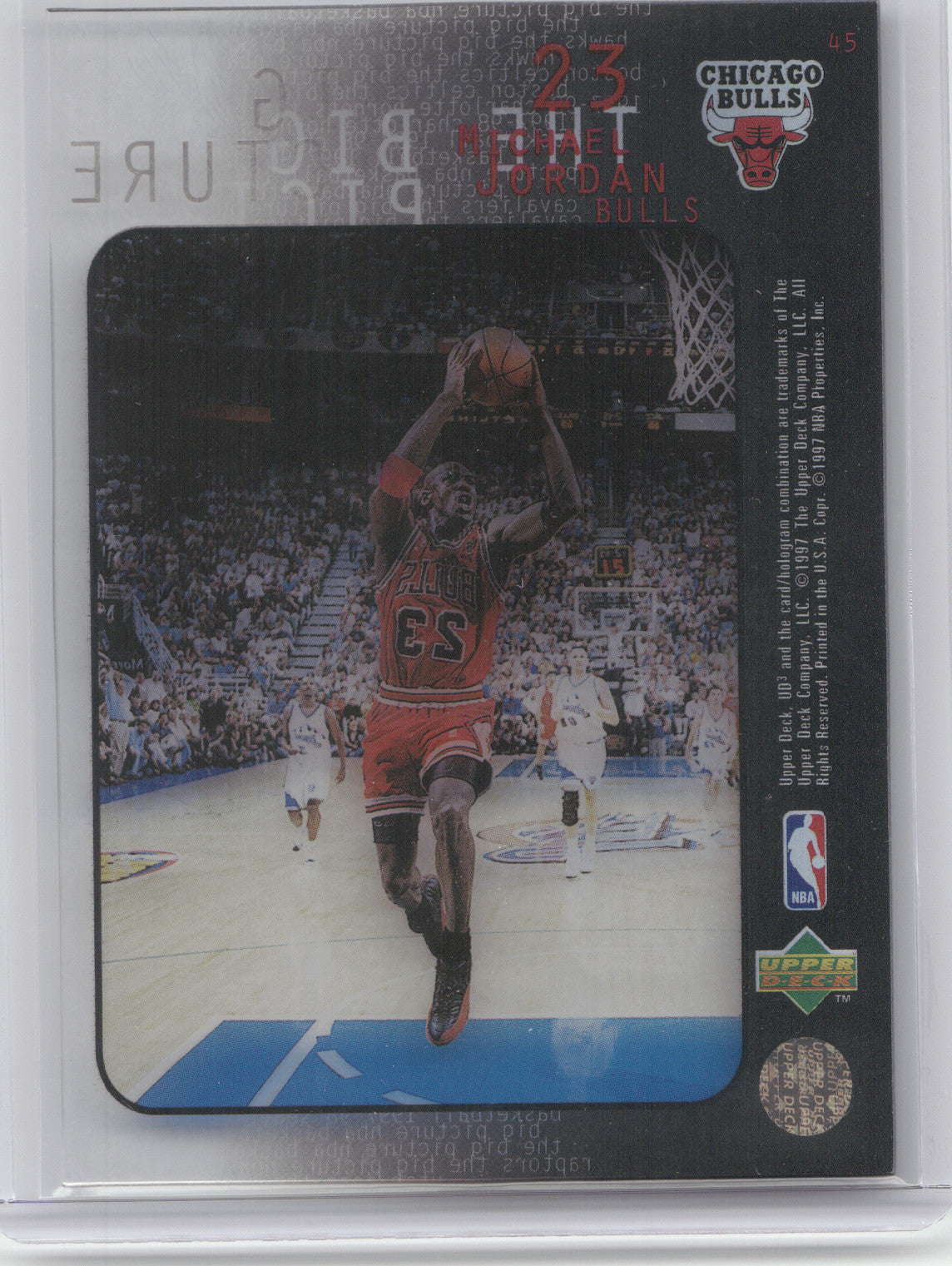 1997 Upper Deck UD3 The Big Picture Michael Jordan #45