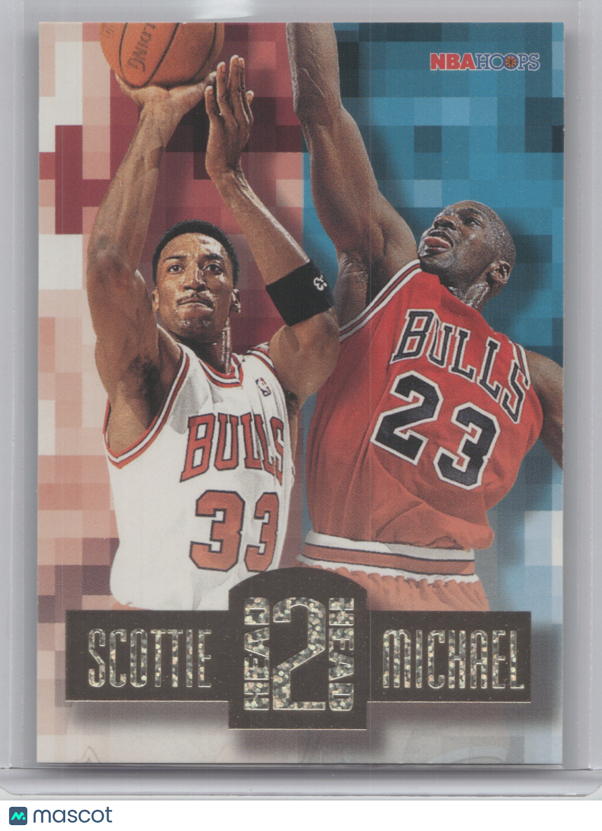 1996 NBA Hoops Head2Head Michael Jordan Scottie Pippen #HH2