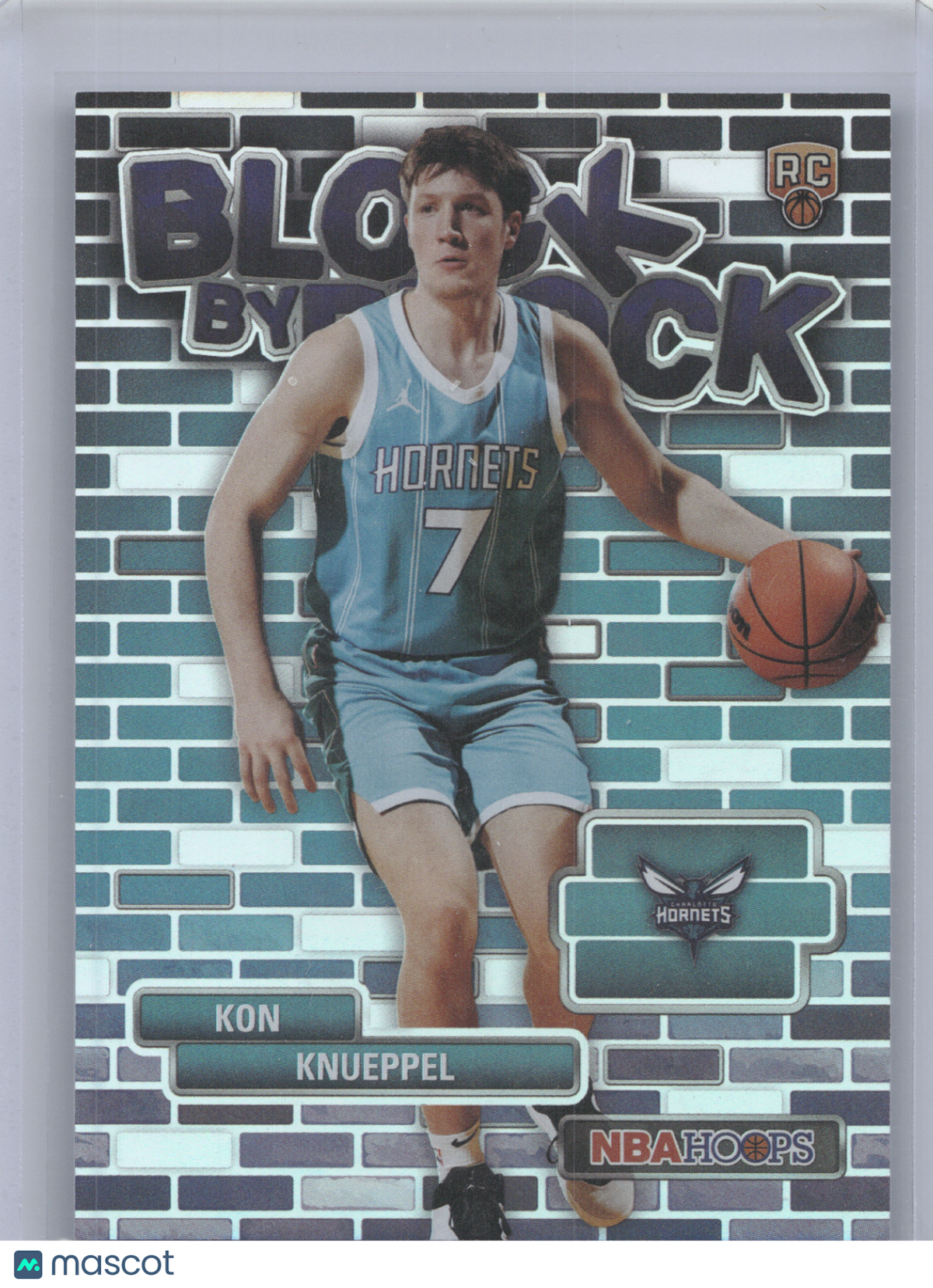 2025 Topps NBA Hoops Block by Block Kon Knueppel #BYB-4 RC
