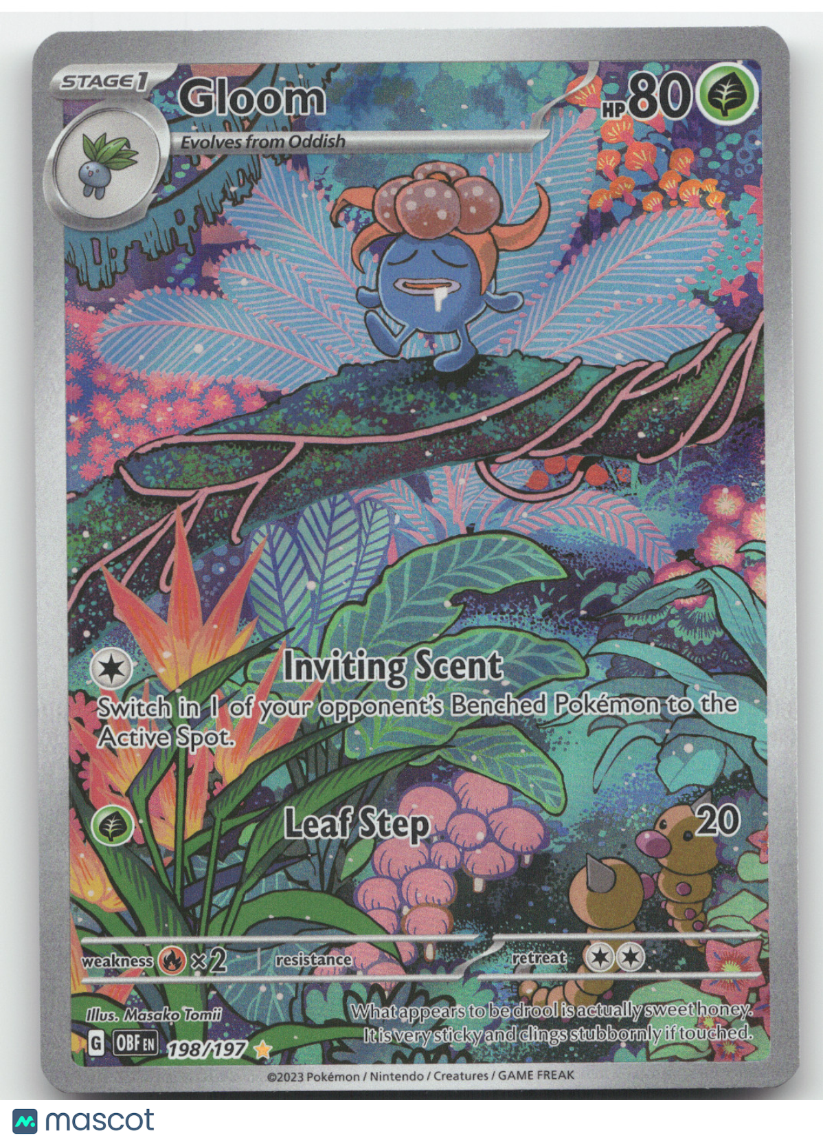 2023 Obsidian Flames Gloom Secret Rare #198/197