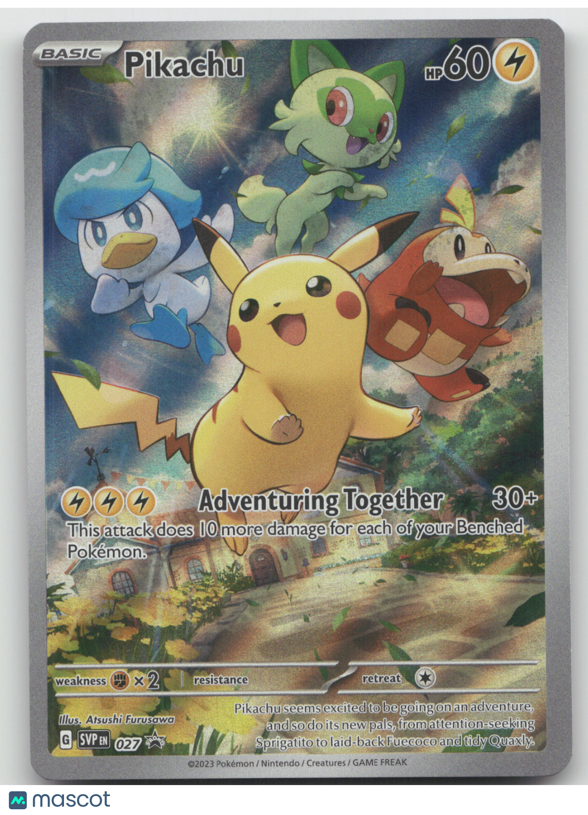 2023 Scarlet & Violet Pikachu Black Star Promo #027