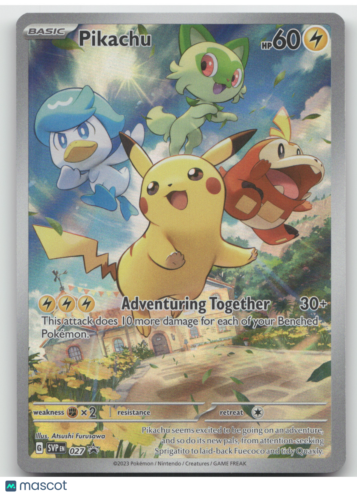 2023 Scarlet & Violet Pikachu Black Star Promo #027