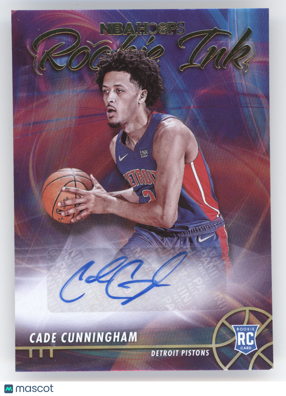 2021 Panini Hoops Rookie Ink Cade Cunningham #RI-CC RC