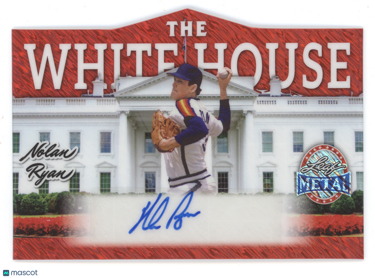 2026 Leaf Metal The White House Autograph Nolan Ryan #WH-NR1 1/2