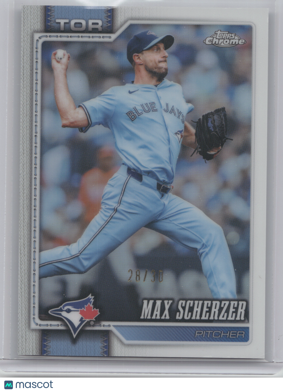 2026 Topps Chrome Max Scherzer #148 White Refractor 28/30