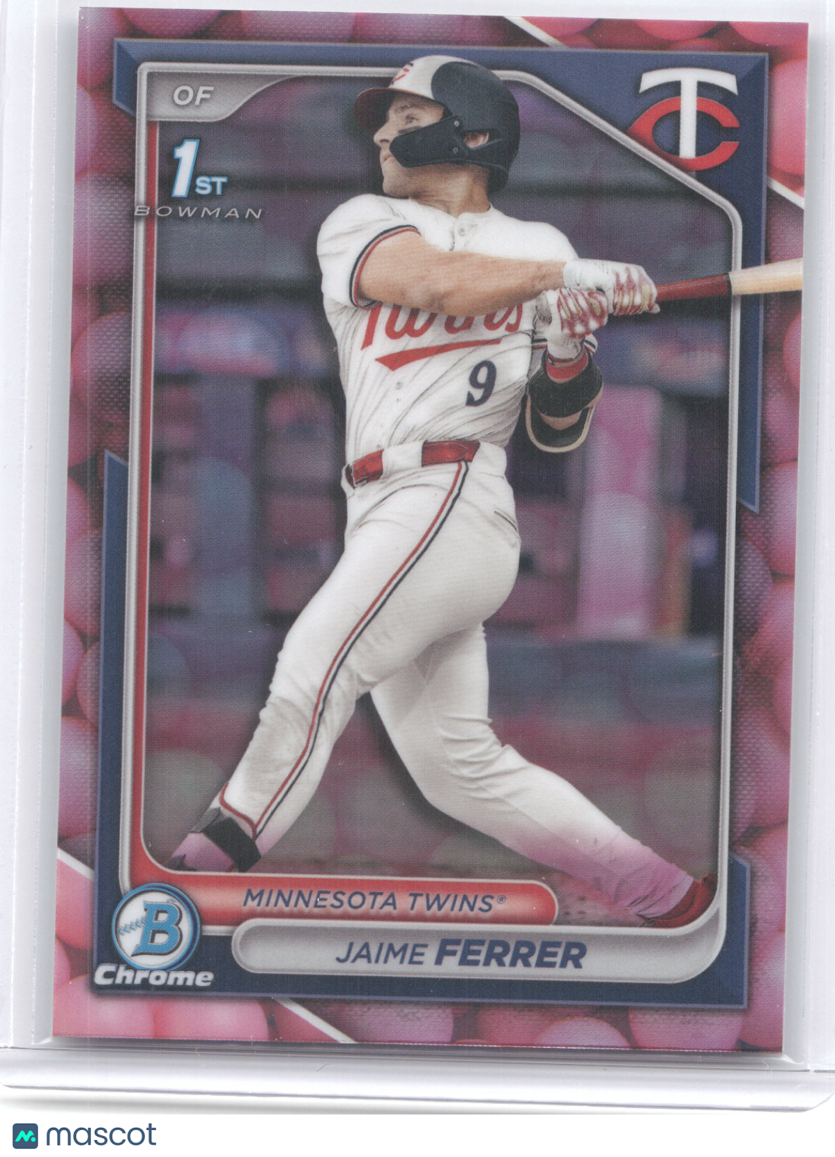 2024 Bowman Chrome Draft Jaime Ferrer #BDC-167 Bubble Gum