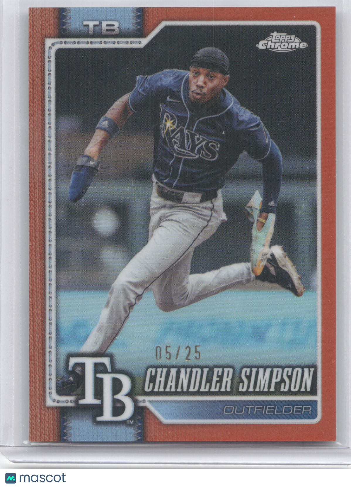 2026 Topps Chrome Chandler Simpson #152 Orange 05/25
